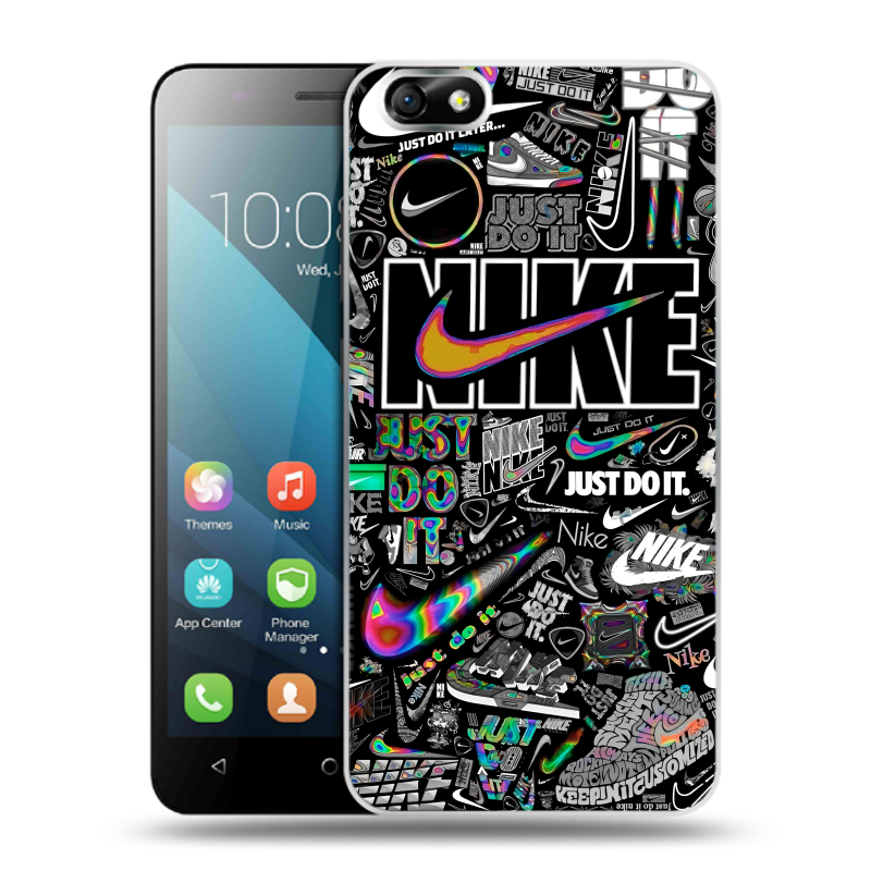 Пластиковый чехол на Huawei Honor 4X с принтом Найк Пластиковый чехол на Huawei Honor 4X с принтом Найк