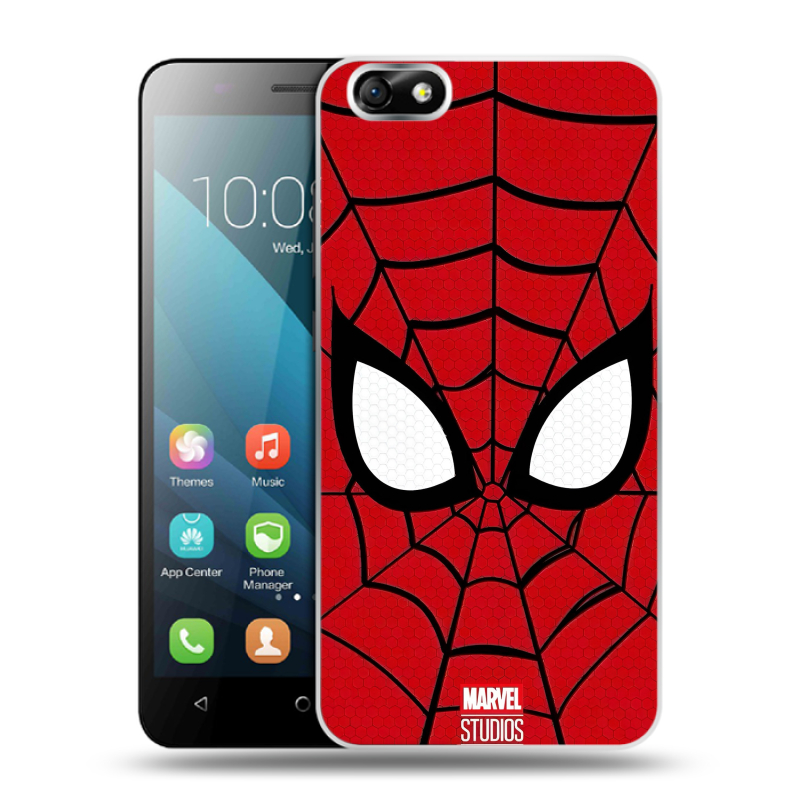 Силиконовый чехол на Huawei Honor 4X с принтом человек паук spiderman Силиконовый чехол на Huawei Honor 4X с принтом человек паук spiderman