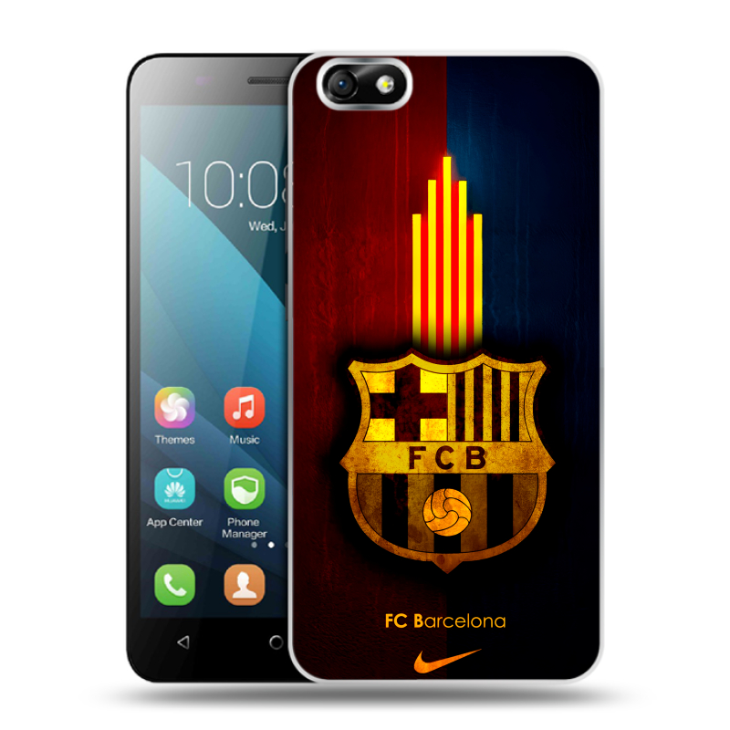 Силиконовый чехол на Huawei Honor 4X с принтом Барселона Barcelona Силиконовый чехол на Huawei Honor 4X с принтом Барселона Barcelona