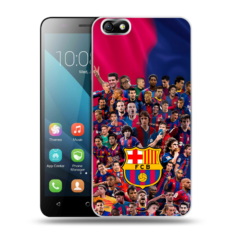 Силиконовый чехол на Huawei Honor 4X с принтом Барселона Barcelona Силиконовый чехол на Huawei Honor 4X с принтом Барселона Barcelona