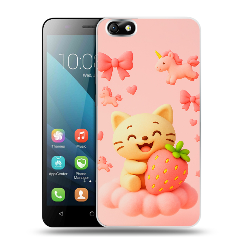 Пластиковый чехол на Huawei Honor 4X с принтом для девочек Пластиковый чехол на Huawei Honor 4X с принтом для девочек