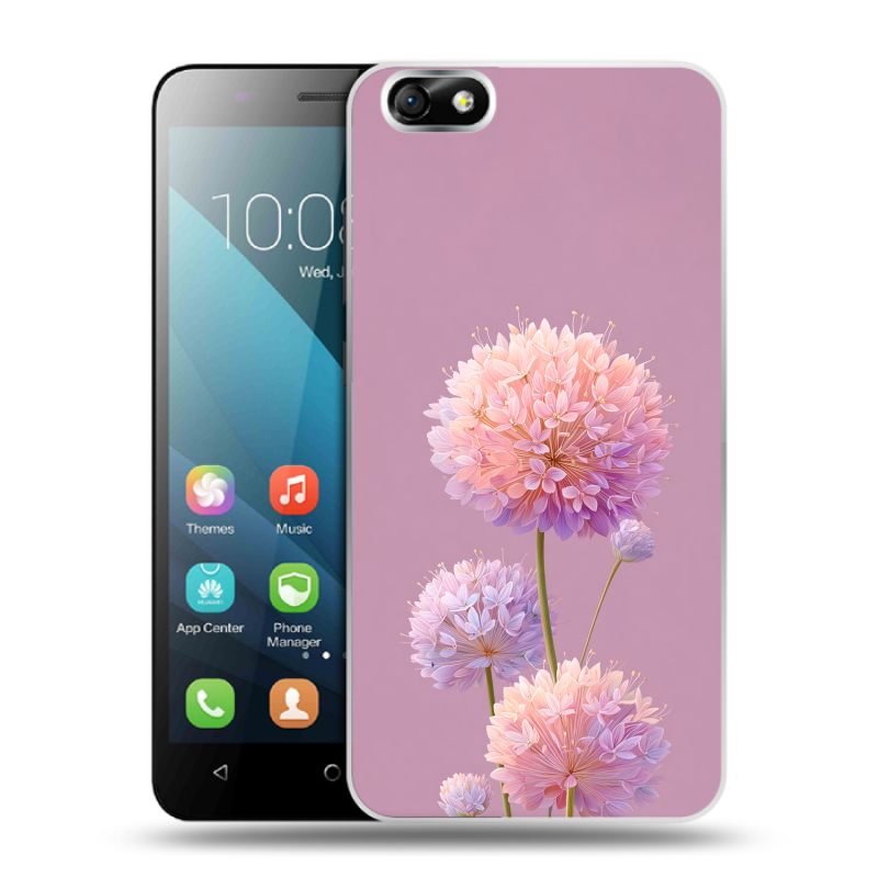 Пластиковый чехол на Huawei Honor 4X с принтом Цветы Пластиковый чехол на Huawei Honor 4X с принтом Цветы
