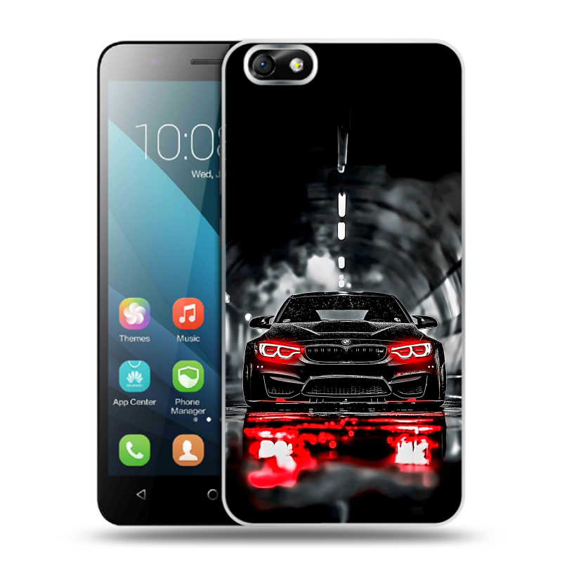 Пластиковый чехол на Huawei Honor 4X с принтом BMW БМВ Пластиковый чехол на Huawei Honor 4X с принтом BMW БМВ