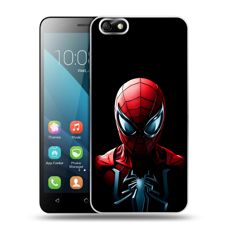Пластиковый чехол на Huawei Honor 4X с принтом Spiderman Человек паук Пластиковый чехол на Huawei Honor 4X с принтом Spiderman Человек паук
