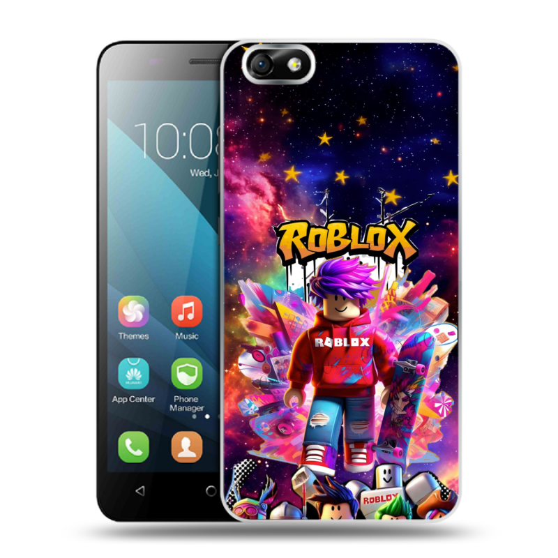 Пластиковый чехол на Huawei Honor 4X с принтом Roblox Роблокс Пластиковый чехол на Huawei Honor 4X с принтом Roblox Роблокс