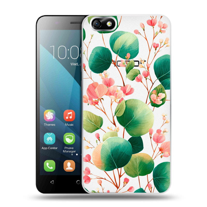 Пластиковый чехол на Huawei Honor 4X с принтом женский Пластиковый чехол на Huawei Honor 4X с принтом женский