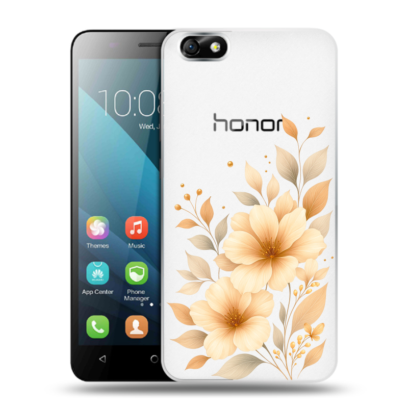 Пластиковый чехол на Huawei Honor 4X с принтом для девушки Пластиковый чехол на Huawei Honor 4X с принтом для девушки