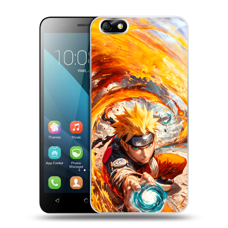 Силиконовый чехол на Huawei Honor 4X с принтом Аниме Наруто Naruto Силиконовый чехол на Huawei Honor 4X с принтом Аниме Наруто Naruto