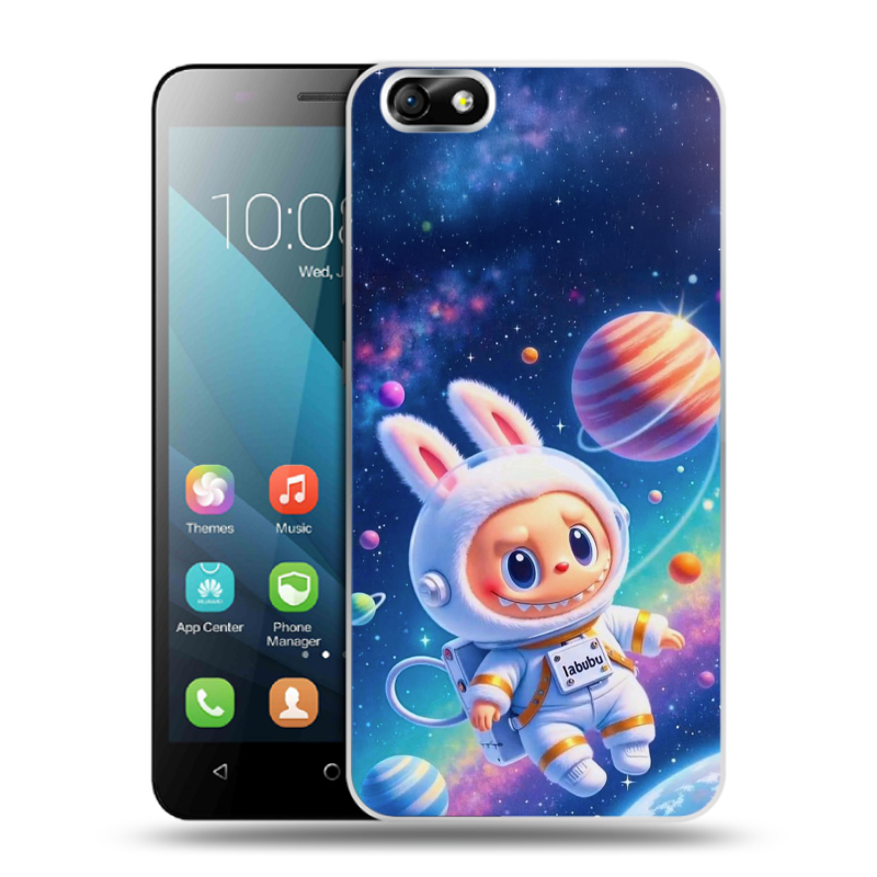 Пластиковый чехол на Huawei Honor 4X с принтом Labubu Лабубу Пластиковый чехол на Huawei Honor 4X с принтом Labubu Лабубу