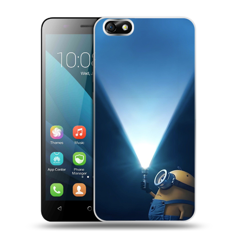 Пластиковый чехол на Huawei Honor 4X с принтом Миньоны Пластиковый чехол на Huawei Honor 4X с принтом Миньоны