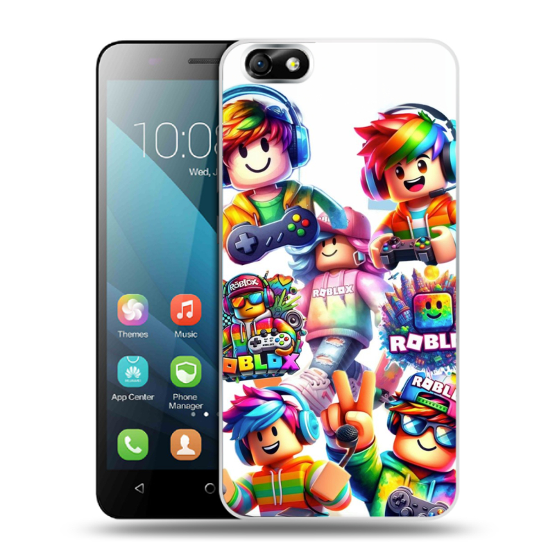 Пластиковый чехол на Huawei Honor 4X с принтом Roblox Роблокс Пластиковый чехол на Huawei Honor 4X с принтом Roblox Роблокс