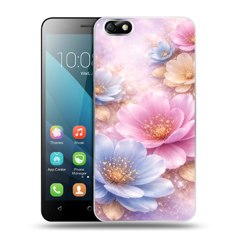 Силиконовый чехол на Huawei Honor 4X с принтом женский Силиконовый чехол на Huawei Honor 4X с принтом женский
