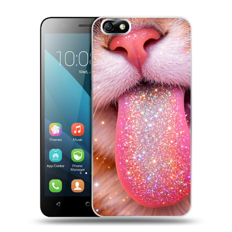 Силиконовый чехол на Huawei Honor 4X с принтом для девочек Силиконовый чехол на Huawei Honor 4X с принтом для девочек