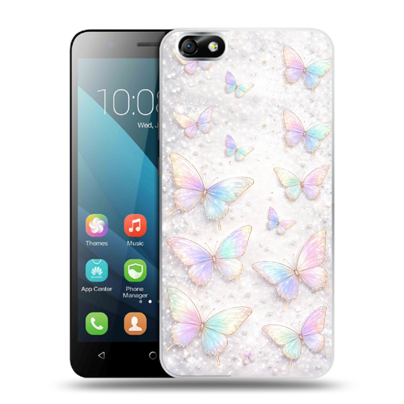 Пластиковый чехол на Huawei Honor 4X с принтом женский Пластиковый чехол на Huawei Honor 4X с принтом женский