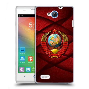 Пластиковый чехол на ZTE Blade G Lux с принтом Герб СССР Пластиковый чехол на ZTE Blade G Lux с принтом Герб СССР
