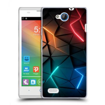Пластиковый чехол на ZTE Blade G Lux с принтом Абстракция неон Пластиковый чехол на ZTE Blade G Lux с принтом Абстракция неон