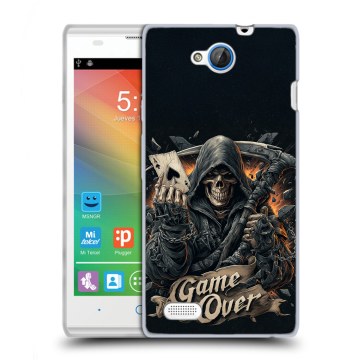 Пластиковый чехол на ZTE Blade G Lux с принтом Скелет карты Пластиковый чехол на ZTE Blade G Lux с принтом Скелет карты