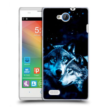 Пластиковый чехол на ZTE Blade G Lux с принтом Волки Пластиковый чехол на ZTE Blade G Lux с принтом Волки