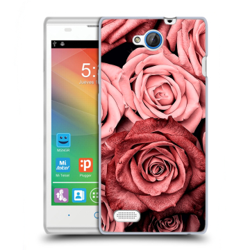 Пластиковый чехол на ZTE Blade G Lux с принтом Цветы розы Пластиковый чехол на ZTE Blade G Lux с принтом Цветы розы