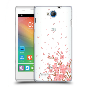 Пластиковый чехол на ZTE Blade G Lux с принтом Ветка сакуры Пластиковый чехол на ZTE Blade G Lux с принтом Ветка сакуры