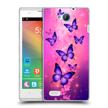 Пластиковый чехол на ZTE Blade G Lux с принтом Бабочки Пластиковый чехол на ZTE Blade G Lux с принтом Бабочки