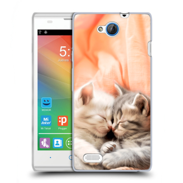 Пластиковый чехол на ZTE Blade G Lux с принтом Котята Пластиковый чехол на ZTE Blade G Lux с принтом Котята