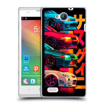 Пластиковый чехол на ZTE Blade G Lux с принтом Гоночные машины Пластиковый чехол на ZTE Blade G Lux с принтом Гоночные машины