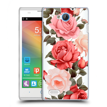 Пластиковый чехол на ZTE Blade G Lux с принтом Розы Пластиковый чехол на ZTE Blade G Lux с принтом Розы
