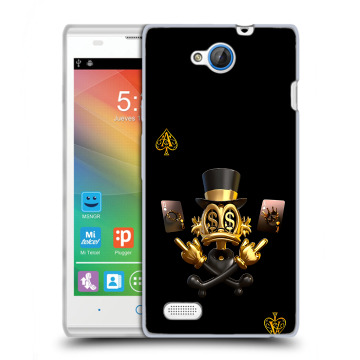 Пластиковый чехол на ZTE Blade G Lux с принтом Золотой скрудж макдак Пластиковый чехол на ZTE Blade G Lux с принтом Золотой скрудж макдак
