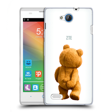 Пластиковый чехол на ZTE Blade G Lux с принтом Медведь Пластиковый чехол на ZTE Blade G Lux с принтом Медведь