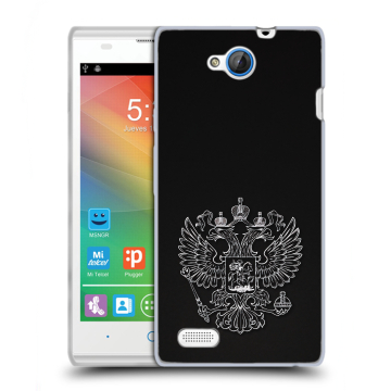Пластиковый чехол на ZTE Blade G Lux с принтом Герб России Пластиковый чехол на ZTE Blade G Lux с принтом Герб России