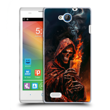 Пластиковый чехол на ZTE Blade G Lux с принтом Скелет и карты Пластиковый чехол на ZTE Blade G Lux с принтом Скелет и карты