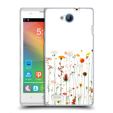Пластиковый чехол на ZTE Blade G Lux с принтом цветы Пластиковый чехол на ZTE Blade G Lux с принтом цветы
