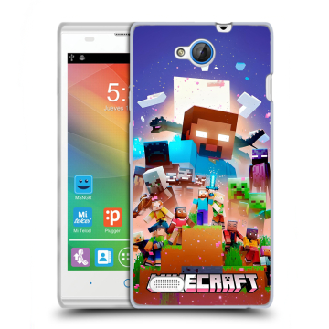 Пластиковый чехол на ZTE Blade G Lux с принтом Майнкрафт Minecraft Пластиковый чехол на ZTE Blade G Lux с принтом Майнкрафт Minecraft