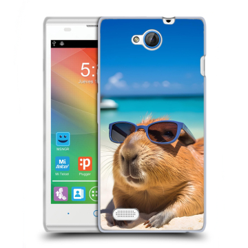Пластиковый чехол на ZTE Blade G Lux с принтом Капибара