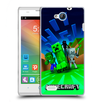 Пластиковый чехол на ZTE Blade G Lux с принтом Майнкрафт Пластиковый чехол на ZTE Blade G Lux с принтом Майнкрафт