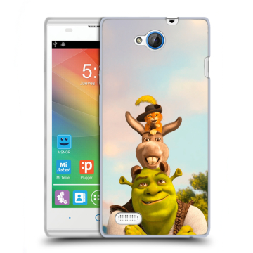 Пластиковый чехол на ZTE Blade G Lux с принтом Шрек Shrek