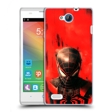 Пластиковый чехол на ZTE Blade G Lux с принтом человек паук spiderman Пластиковый чехол на ZTE Blade G Lux с принтом человек паук spiderman