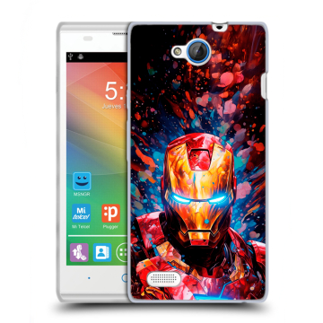 Пластиковый чехол на ZTE Blade G Lux с принтом Железный человек Ironman Пластиковый чехол на ZTE Blade G Lux с принтом Железный человек Ironman