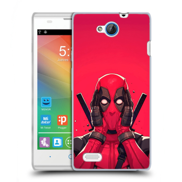 Пластиковый чехол на ZTE Blade G Lux с принтом Дедпул Deadpool Пластиковый чехол на ZTE Blade G Lux с принтом Дедпул Deadpool