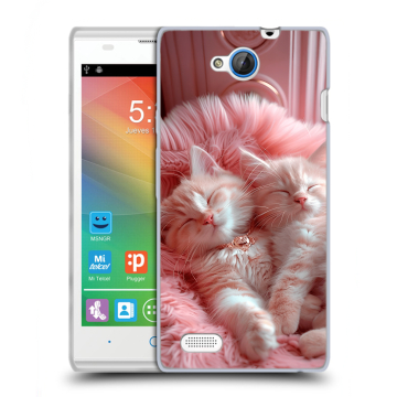Пластиковый чехол на ZTE Blade G Lux с принтом котята котики Пластиковый чехол на ZTE Blade G Lux с принтом котята котики