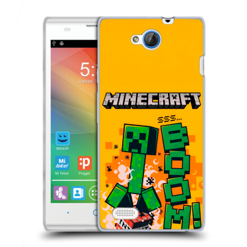 Пластиковый чехол на ZTE Blade G Lux с принтом Майнкрафт Minecraft Пластиковый чехол на ZTE Blade G Lux с принтом Майнкрафт Minecraft
