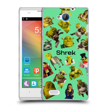 Пластиковый чехол на ZTE Blade G Lux с принтом Шрек Shrek