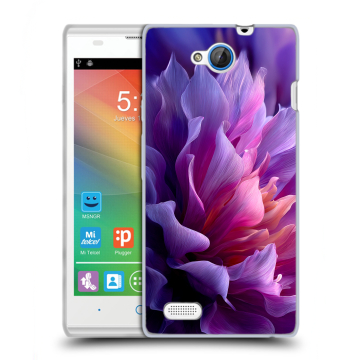 Пластиковый чехол на ZTE Blade G Lux с принтом женский цветы