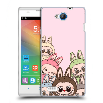 Пластиковый чехол на ZTE Blade G Lux с принтом Лабубу