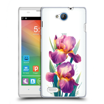 Пластиковый чехол на ZTE Blade G Lux с принтом Цветы орхидеи