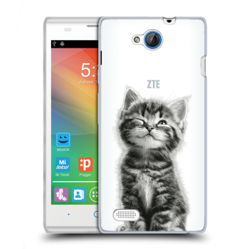 Пластиковый чехол на ZTE Blade G Lux с принтом Котенок Пластиковый чехол на ZTE Blade G Lux с принтом Котенок