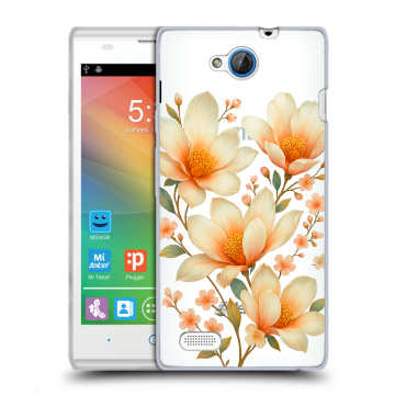 Пластиковый чехол на ZTE Blade G Lux с принтом Цветы