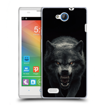 Пластиковый чехол на ZTE Blade G Lux с принтом Волк Пластиковый чехол на ZTE Blade G Lux с принтом Волк