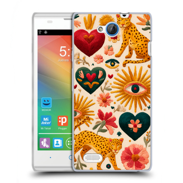 Пластиковый чехол на ZTE Blade G Lux с принтом Модный принт